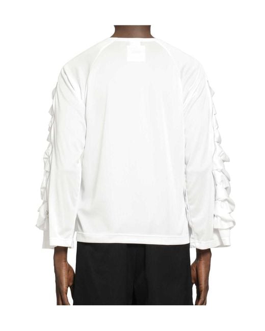 Comme des Garçons White Long-Sleeve T-Shirt for men