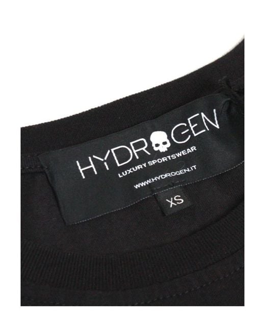 Hydrogen Black Logo T-Shirt for men