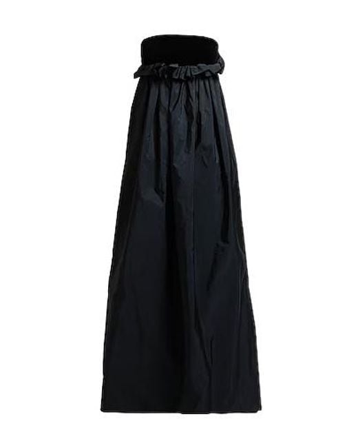 Max Mara Black Sleeveless A-Line Dress