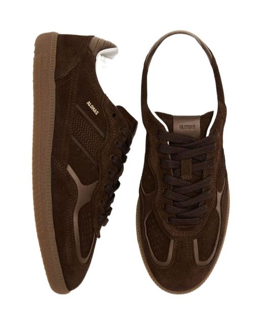 Alohas Brown Tb.490 Rife Lace-Up Sneakers