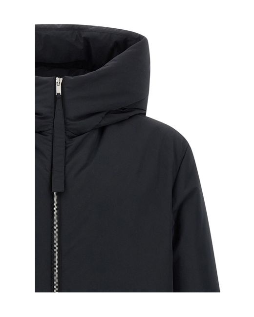 Jil Sander Black High Neck Zipped Jacket for men