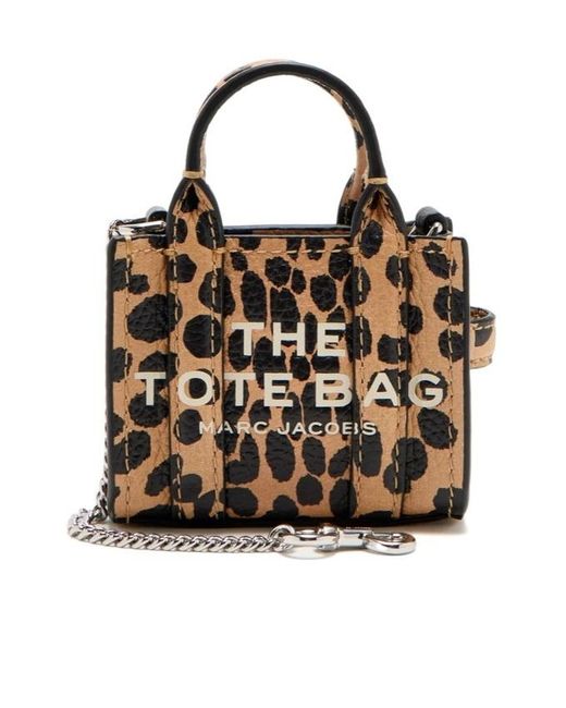Marc Jacobs Brown The Cheetah Nano Tote Bag