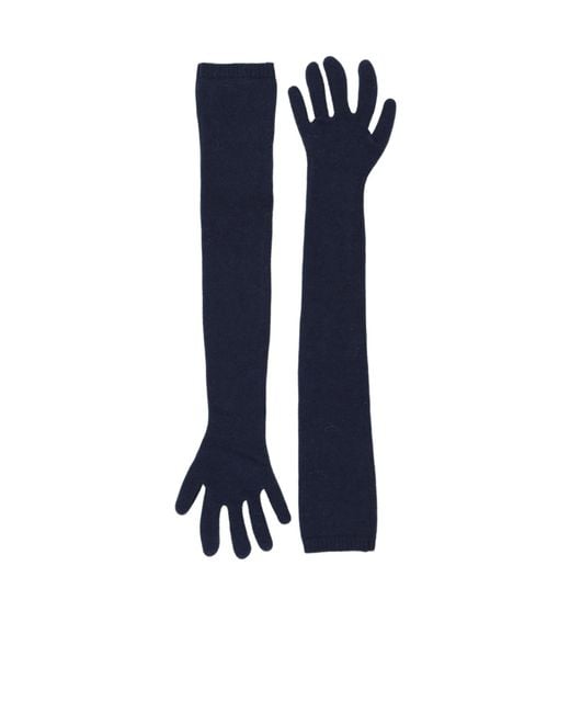 Marni Blue Knit Gloves