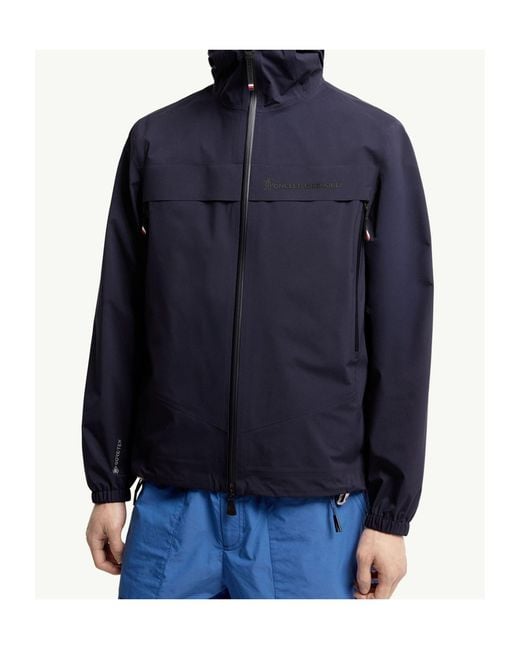 Moncler Blue Grenoble Shipton Hooded Performance Jacket for men