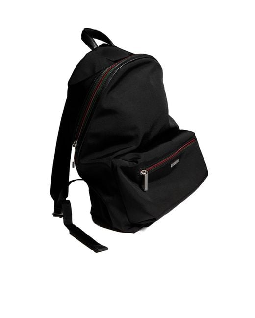 Gucci Black Tag Medium Backpack for men