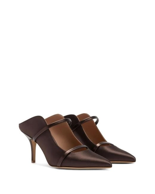 Malone Souliers Brown Maureen Strap-Detail Mules
