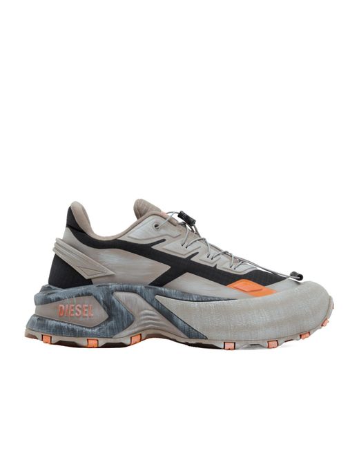 DIESEL Gray D-Cage Runner Sneakers for men