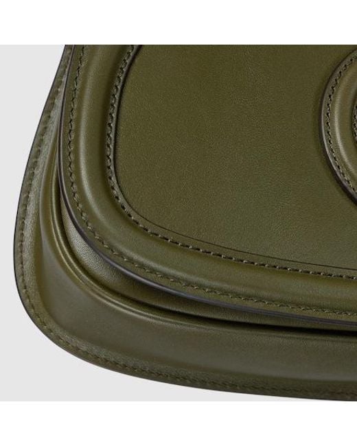Gucci Green Blondie Small Top Handle Bag