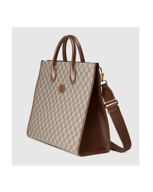Gucci Multicolor Gg Supreme-Print Small Tote Bag for men