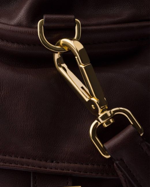 Prada Brown Explore Medium Backpack