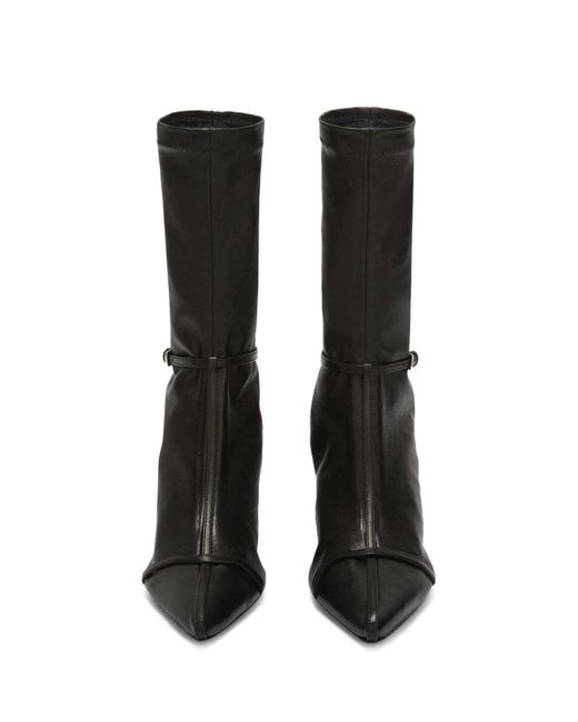 Jil Sander Black Slip-On Ankle Boots