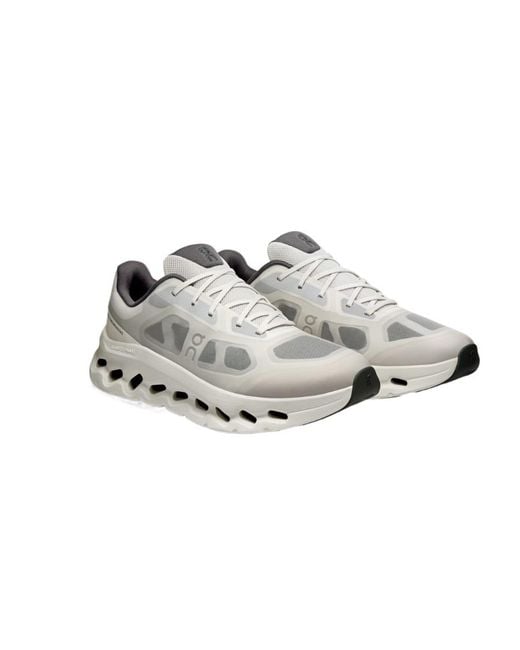 On Shoes White Cloudnova Form 2 Low-Top Sneakers for men