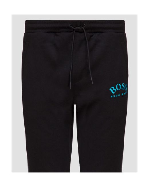 Boss Black Logo Drawstring Sweatpants for men
