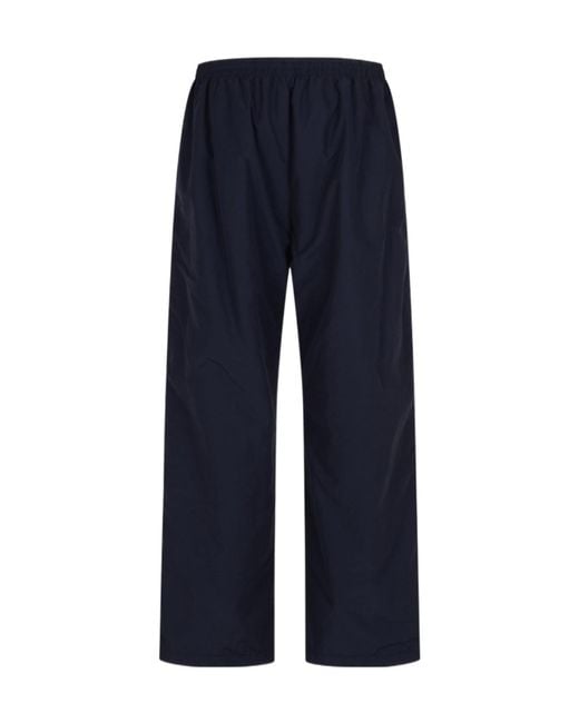 Balenciaga Blue Reversible Jogging Trousers for men
