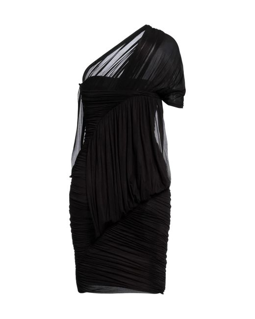 Rick Owens Black Short Dress
