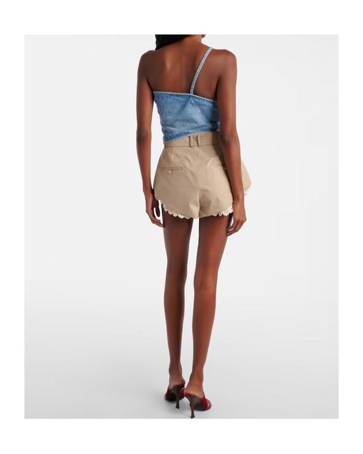 Magda Butrym Blue Draped Top