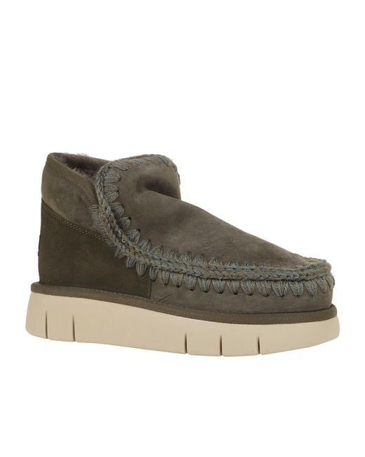 Mou Brown Eskimo Bounce Boots