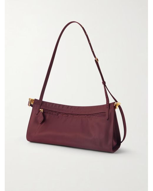 Alaïa Purple Alaïa Le Click East West Medium Bag