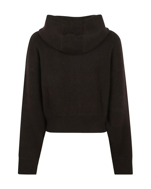 Lisa Yang Black Lilia Hooded Cardigan