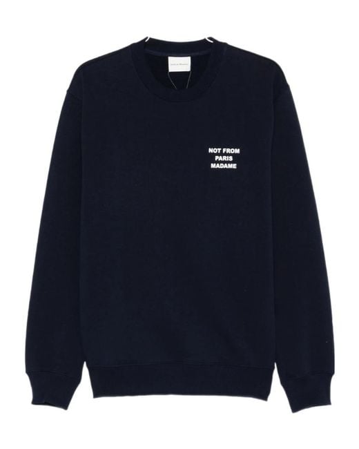 Drole de Monsieur Blue Drôle De Monsieur Le Sweatshirt Slogan Sweatshirt for men