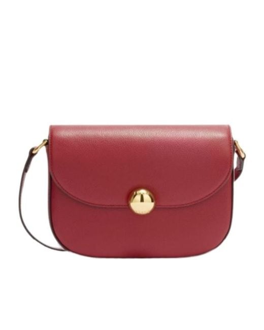 Furla Red Moonlight Small Shoulder Bag