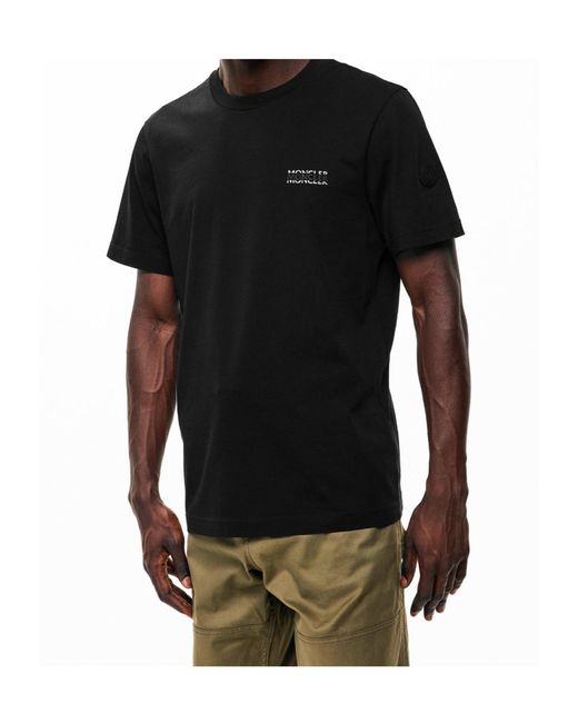 Moncler Black Mb T-Shirt for men