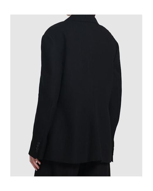 J.W. Anderson Black Wrap Jacket