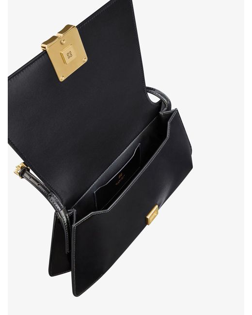 Givenchy Black 4G Liquid Logo Embossed Shoulder Bag