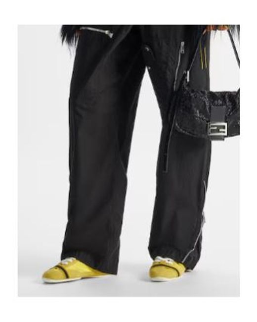 Fendi Yellow Wrap Sneakers
