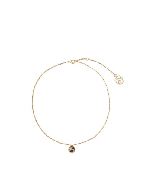 Burberry White Knight Coin Necklace