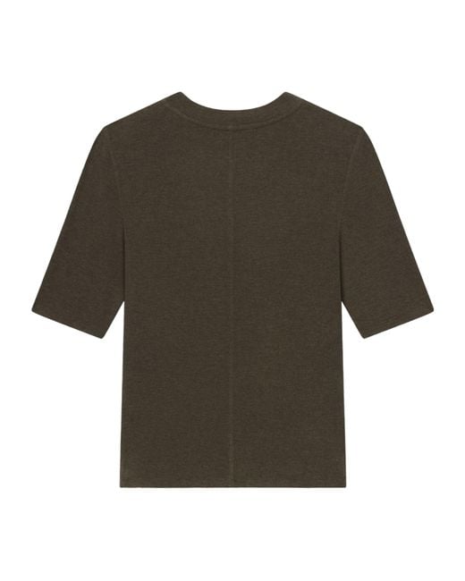 FRAME Green Crew-Neck T-Shirt