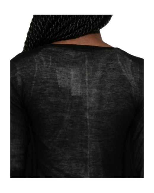 Paloma Wool Black Long Sleeved Crewneck Top