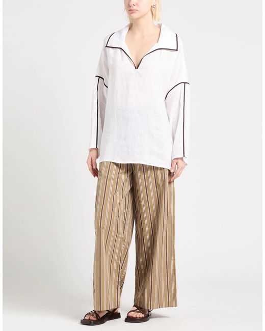 Tory Burch White Long Sleeves Top
