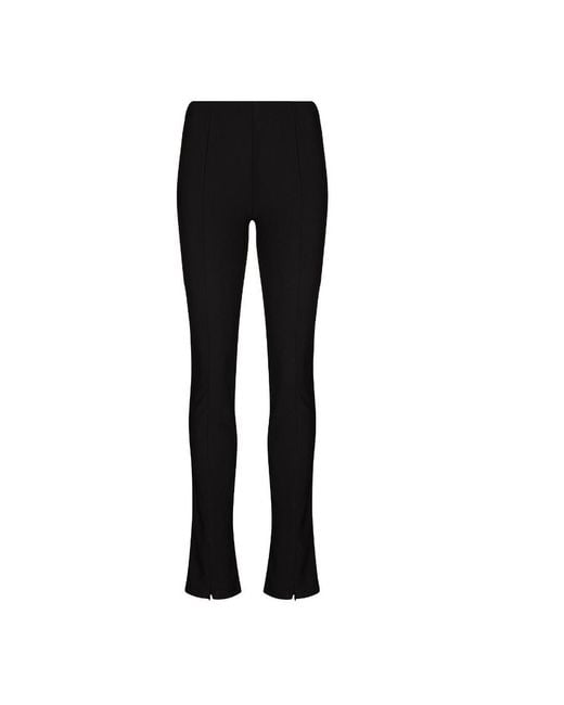 Frankie Shop Black Reya Zip-Ankle Leggings