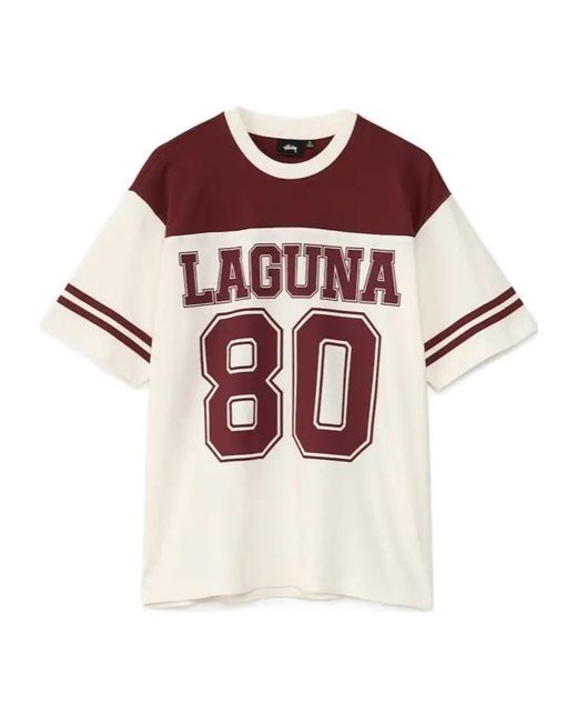 Stussy Pink Short-Sleeved T-Shirt for men