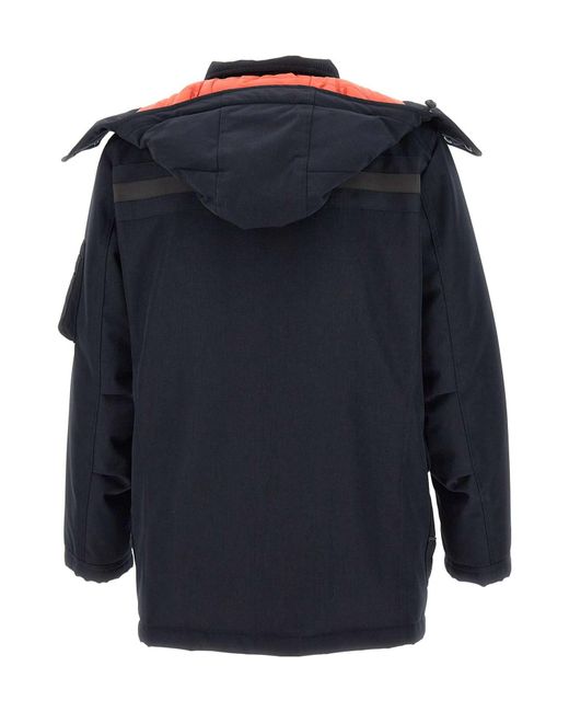 Fay Blue Long-Sleeved Duffle Coat for men