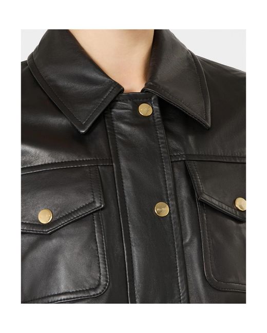 Max Mara Black Studio Biada Buttoned Jacket