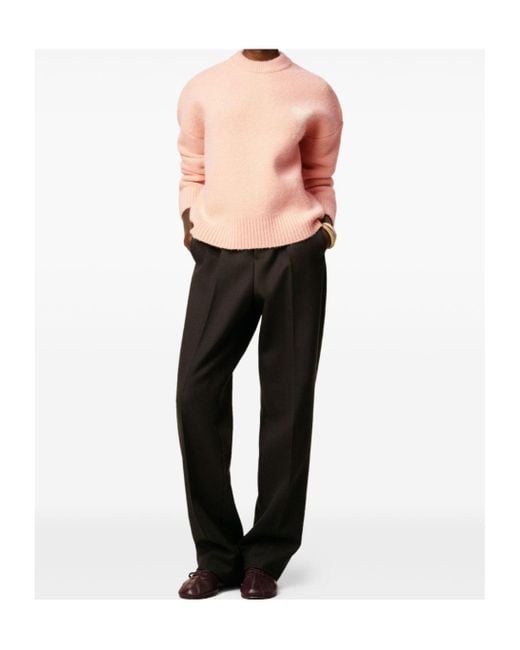 AMI Pink Ami De Coeur Sweater for men