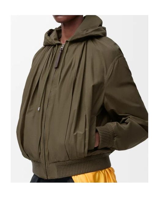Loewe Brown Hooded Jacket