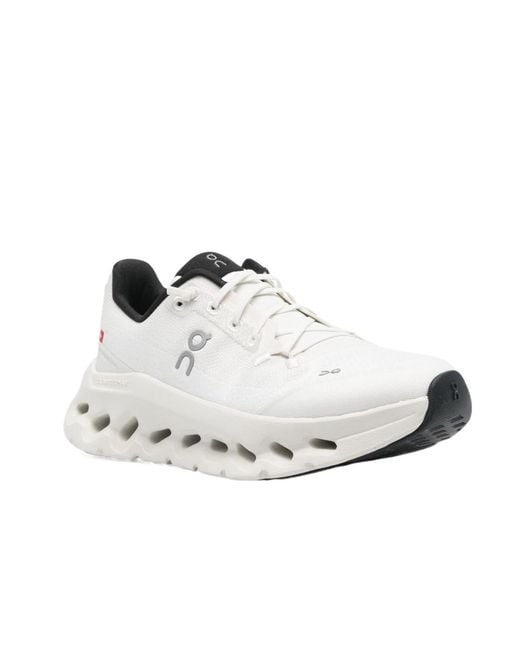 On Shoes White Cloudtilt Lace-Up Sneakers