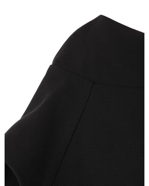 Dries Van Noten Black Crewneck Short-Sleeved Top