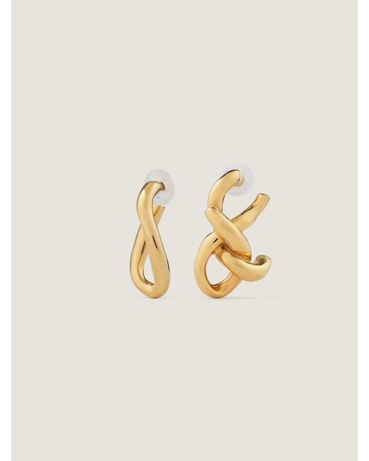 Givenchy Metallic Sculpted Chain-Link Earrings