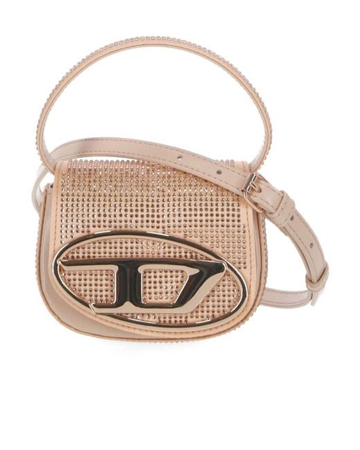 DIESEL Natural Mini 1Dr Crystal-Embellished Crossbody Bag