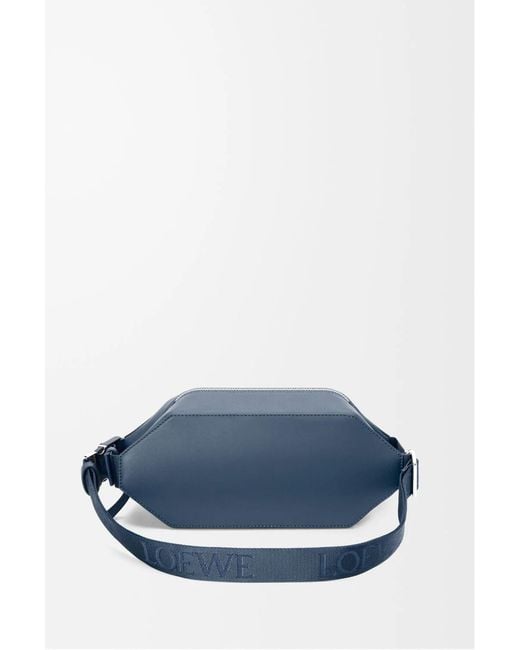Loewe Blue Zippered Crossbody Bag for men