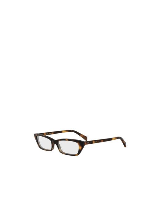 Céline White Full-Rimmed Plano Lenses for men
