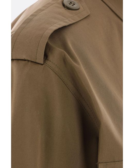 Aspesi Brown Classic Button-Up Top