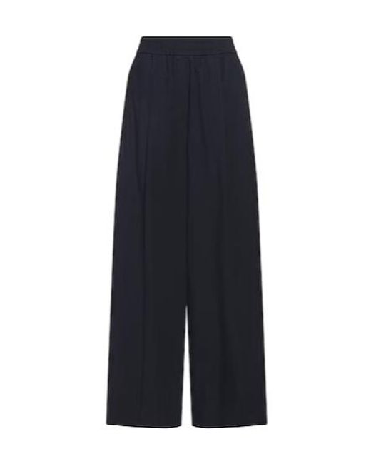 Brunello Cucinelli Blue Loose Trousers