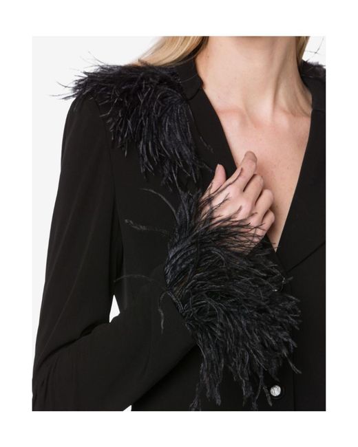 Alberta Ferretti Blue Embellished Single Breasted Jacket