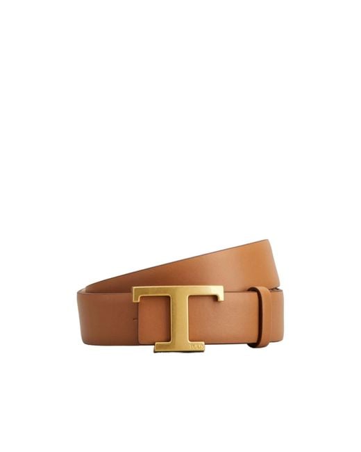 Tod's Brown T-Timeless Reversible Belt