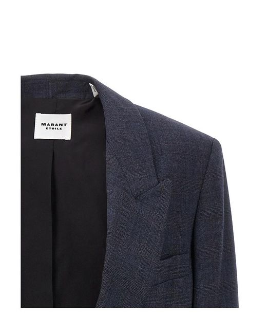 Isabel Marant Blue Precious Wool Blazer